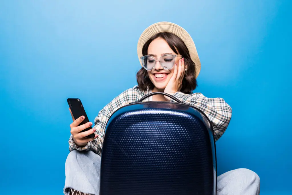 Best Travel eSIM Plans for International Travel in 2026 Traveler using travel eSIM during international travel